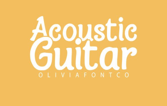 Acoustic Guitar: The Perfect Handwritten Font for Crafters