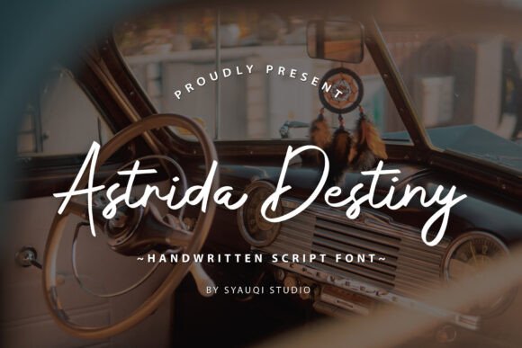 Astrida Destiny: Elevating Web Design with Elegant Script Typography