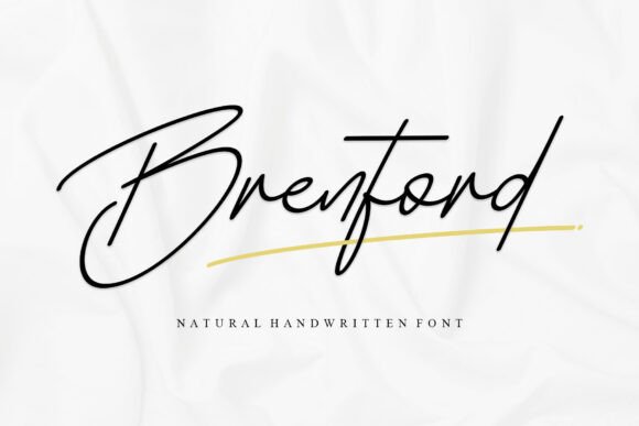 Brenford Typeface: Organic Script for Authentic Campaign Design
