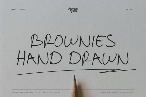 Brownies Handdrawn: The Script Font for Scroll-Stopping Brand Content