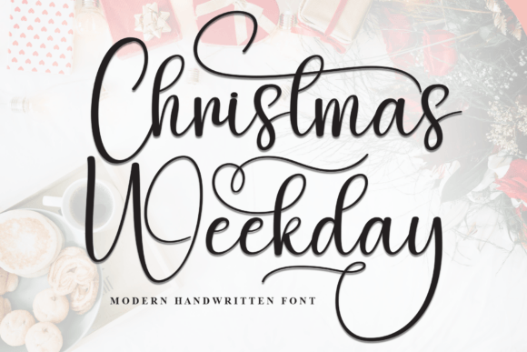 Christmas Weekday: A Handwritten Typeface for Cozy Digital Experiences