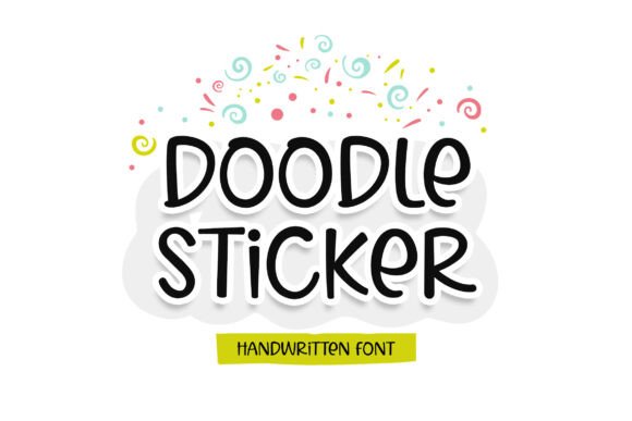 Doodle Sticker Font Review