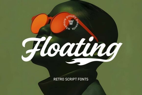 Floating Script: Elevate Your Brand Identity with Retro Style