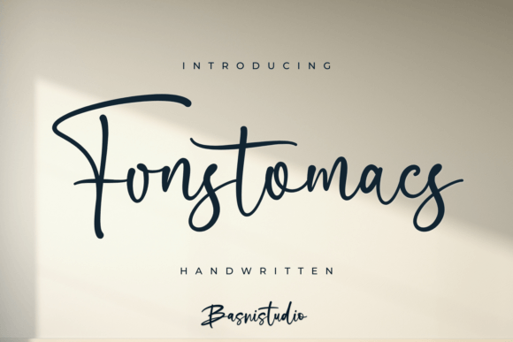 Fonstomacs Typeface: Elevate Handmade Branding with Natural Precision