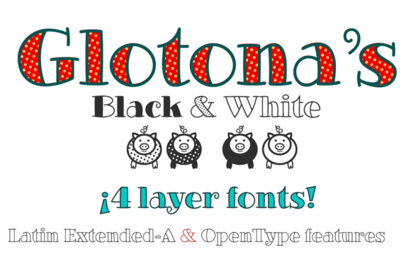 Glotona Typeface: Layered Handwritten Modernism for Bold Branding