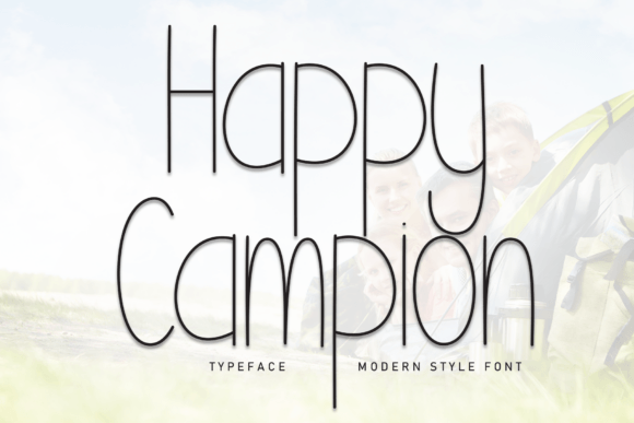 Happy Campion: A Handwritten Display Font for Warm Editorial Design