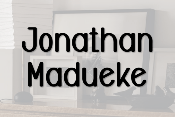 Jonathan Madueke: The Creative Script Font for Bold Branding