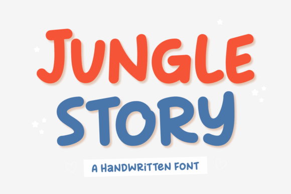 Jungle Story Typeface: A Playful Handwritten Font for Editorial Design