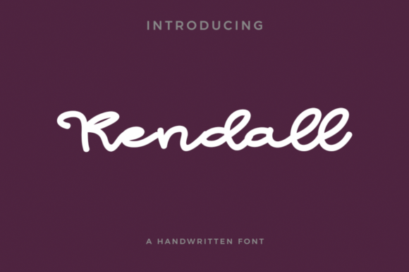 Kendall: A Creative Script Font for Campaign Visuals