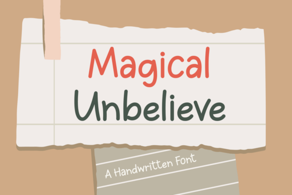 Magical Unbelieve: A Whimsical Typeface for Handmade Brand Identity
