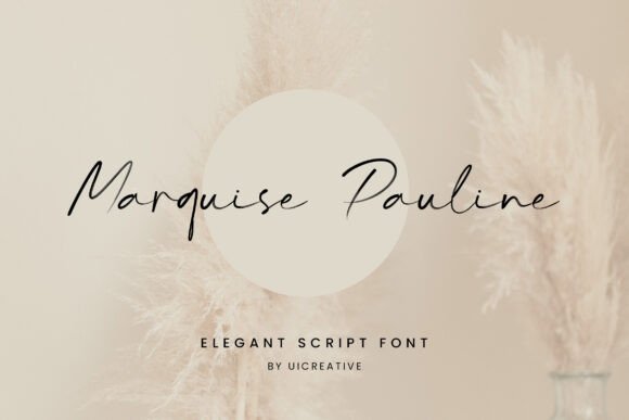Marquise Pauline: The Elegant Script Font for High-Converting Brand Visuals