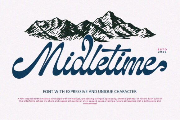 Midletime Typeface: Elevating Handmade Brand Identity