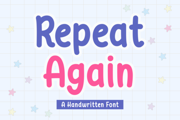Repeat Again: A Handwritten Typeface for Authentic Brand Storytelling