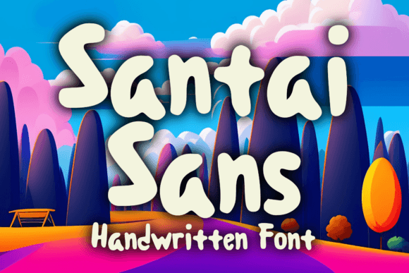 Santai Sans: The Perfect Handwritten Typeface for Crafters and Sellers