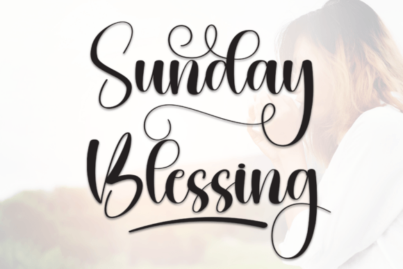 Sunday Blessing: The Handwritten Typeface for Cozy Campaign Visuals
